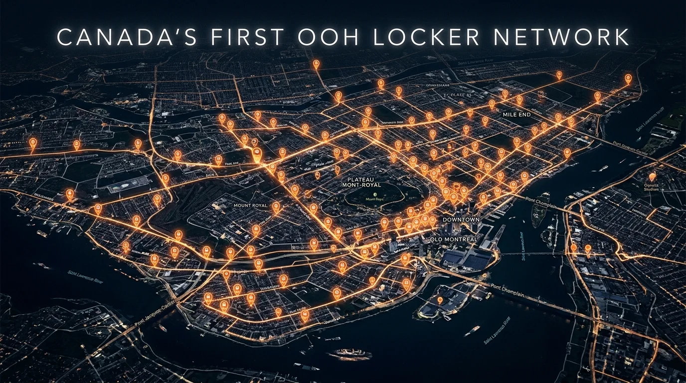 Illustration d’un projet de réseau de casiers au Québec